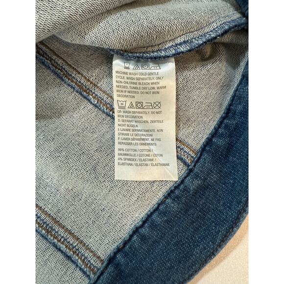 D&Co Jacket Stretch Denim Long Sleeve Button Front Womens Size M (107) - Picture 4 of 9